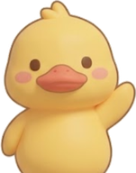 The Squeeeks duck, waving